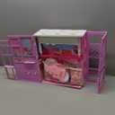 Doll House for 11.5-inch Dolls, 2-Story Foldable Dollhouse with 37 pcs Furnitures & Accessories, Playhouse with Pet House, Gifts for Girls Kids Toddlers