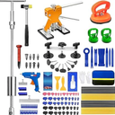 VEVOR 117 PCS Car Dent Puller Kit, Paintless Dent Repair Tool with Lifter, Slide Hammer & Suction Cup for Auto Body Dents, Hail Damage, Door Dings