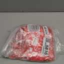 Aliceset 50 Pcs Valentine's Day Heart Gift Bags with Drawstring 5 x 7 Inch Lover Drawstring Satin Bags Jewelry Pouches for Wedding Baby Shower Party Favors DIY Craft (Red)