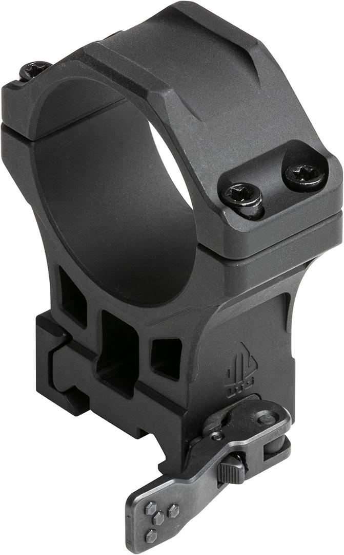 UTG ACCU-SYNC QR 34mm High Profile Scope Rings, Picatinny Black