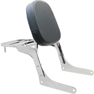 YHMOTO Motorcycle Passenger Backrest Sissy Bar with Luggage Rack Set for Honda Rebel 250 CMX250 CMX250C CA250 All Years