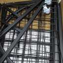 Grid Wall Panel 2PCS Display Stand 2' x 5.2' FT Black Grid Wall Panels Movable Retail Display Racks Floorstanding Gridwall Heavy Duty with Wheel for Art Craft Photo Displays Fair Trade Show