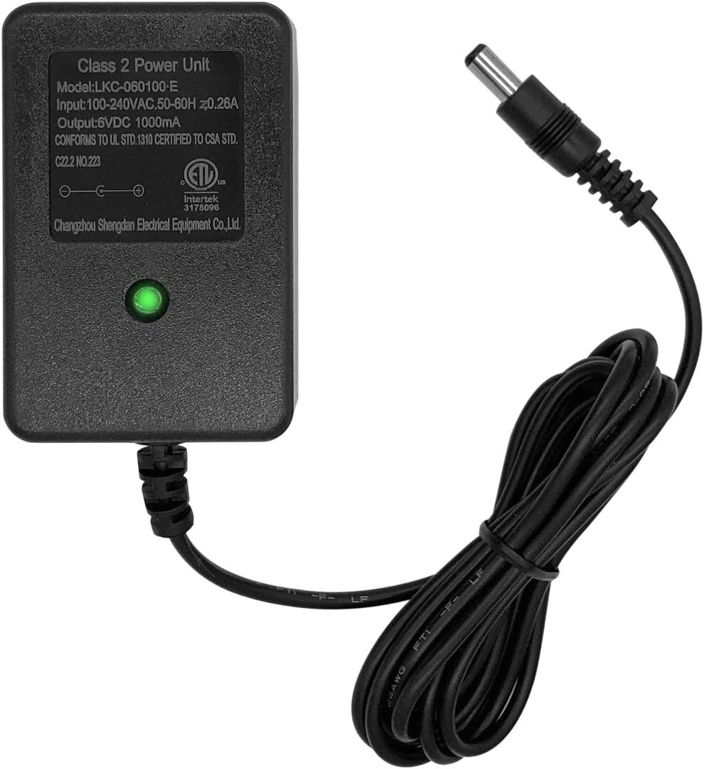 6 Volt Battery Charger for Kids Ride-On Toys, 6V Charger for Kidzone Bumper Car & Hello Kitty SUV, Huffy Motorcycle, Best Choice Products ATV Electric Cars Powered Wheels