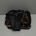 Clear Backpacks for School Large Clear Bookbag with Multi-Pockets PVC Transparent Backpack for College, Amber