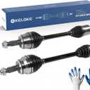 KELOKE Pair (2) Front CV Axle Shaft Assemby Compatible with Acura & Honda