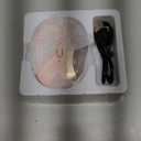 Automatic Electric Nail Clipper with LED Light & 2 Speeds with Nail Scraps Storage, USB Rechargeable Safety Fingernail Trimmer for Baby, Children, Kids, Adult, Seniors and Caregivers, White