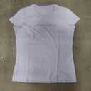 Armani Exchange Women's Script Rhinestone Slim Tee, XL