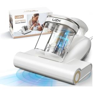 Bed Vacuum Cleaner Mattress Vacuum Cleaner,16Kpa Powerful Handheld Vacuums with UV-C Light & Double Dust Cup & High Heating & Ultrasonic & Anion for Bed Sofa