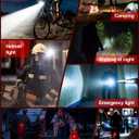 High Lumen Bike Light Set, Prasky Rechargeable Bicycle Lights Front and Rear, Super Bright LED Headlight, IP65 Waterproof Multiple Modes Road Mountain Bike Lights for Night Riding