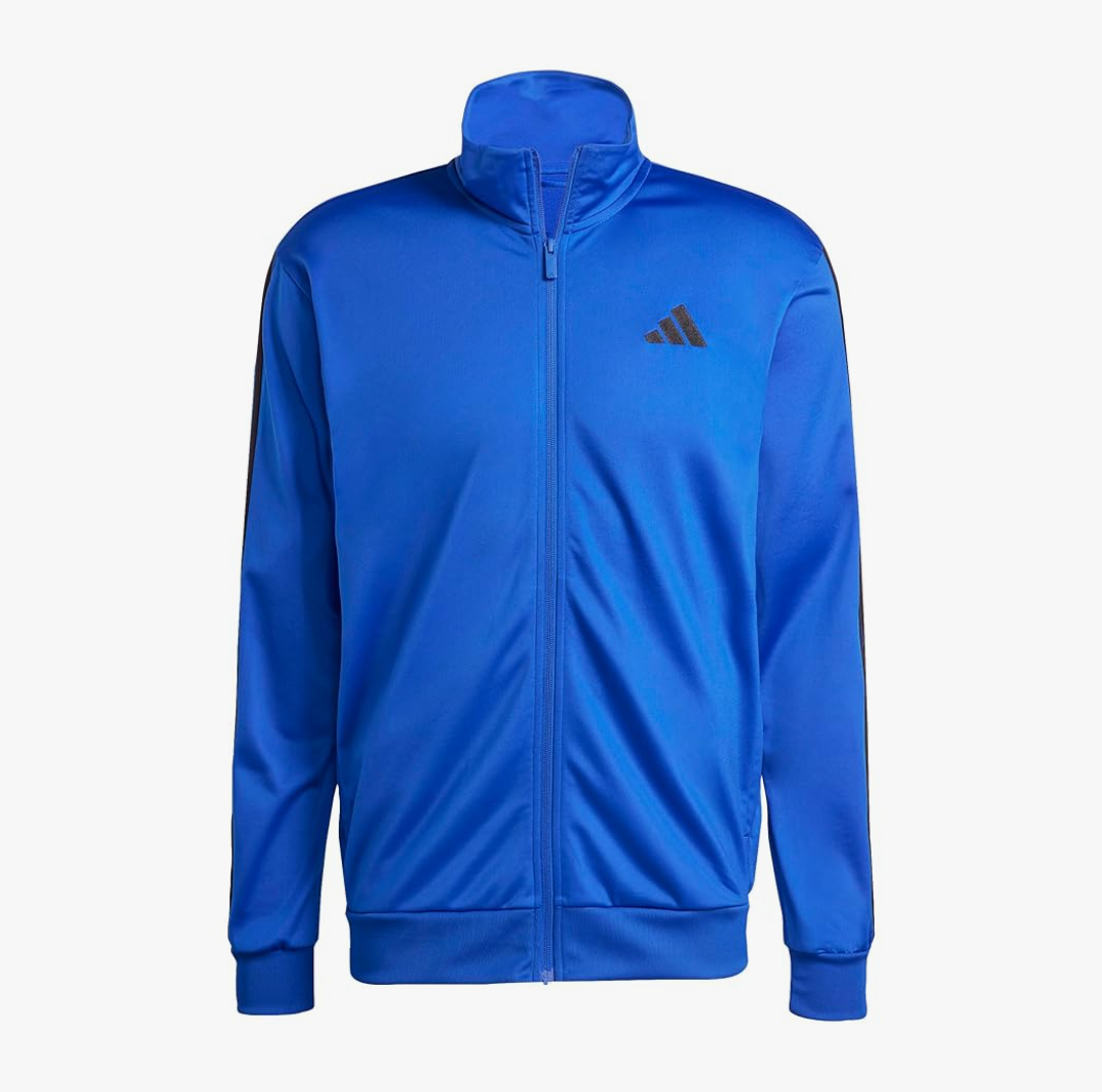 adidas Men's 3-Stripes Tricot Track Top, Size XL