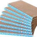 8 Packs in 1 Cat Scratch Pad, Cat Scratcher Cardboard,Reversible,Durable Recyclable Cardboard, Premium Scratch, Suitable for Cats to Rest, Grind Claws and Play (0.8" H(8 Packs))