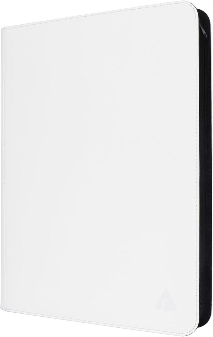 Rieton 16 Pocket 1408 Pockets Card Binder, Large Ringless Side Loading Pockets Trading Card Album Folder for TCG -White