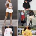 Women's High Waist Ruffle Mini Skirt Lace Trim Flowy Boho Skorts for Women Flared Tiered Golf Tennis Athletic Skirts (Purple)