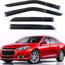 KPY Rain Guards Fit for 2013-2015 Chevrolet/Chevy Malibu, Out-Channel Window Visors Vent Wind Deflectors 4PC, Car Accessories for 2016 Malibu Limited