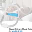 Replacement for AirFit P30i Standard Frame System Sets, Nasal Cradle Cushion & Elbow - for Nasal Mask - Standard Frame with Headgear (Large)
