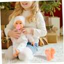 Sosoport Flexible Hands Model for Dolls 6 Pairs Plastic Hand Parts for DIY Doll Crafting Miniature Creations