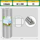 Hardware Cloth 1/4 inch 48in x 100ft 23 Gauge, Chicken Wire Hot-dip Galvanized After Welding Fence Roll Garden Plant Welded Metal Wire Fencing Roll, Rabbit Cages Snake Fence