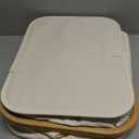 LONBET Laundry Basket with Lid, Made from Breathable Fabric | Aesthetic Clothes Hampers for Laundry with Side Handles & Sturdy Bamboo Frame (26 Gallons - Single, Beige)