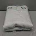 NICETOWN 100% Blackout Window Curtain Panels, Full Light Blocking Drapes with Black Liner for Nursery, 78-inch Drop Thermal Insulated Draperies (White, 2 Pieces, 55-inch Wide Per Panel)