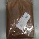 Womens Small Crossbody Bag Cellphone Purse Wallet Card Clutch Travel Pocket (Brown)