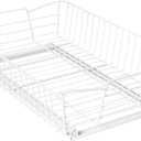 Knape & Vogt Simply Put 14-in W x 5.25-in H White Metal 2-Tier Pull Out Cabinet Basket
