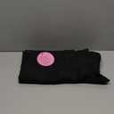 Women's Scrub Top Full Zip up Short Sleeve Nurse Shirts with 2 Zipper Pockets Jackets Lightweight Medical Uniform (Medium, Black)