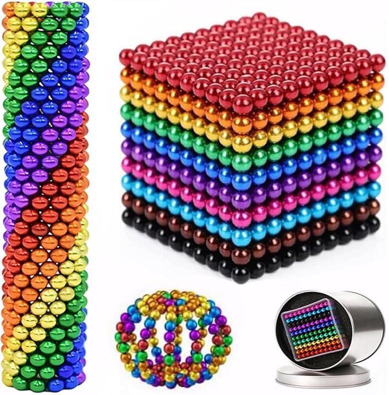 Update 521PCS Desk Fidget Toys for Adults, Desk Fidgets Toys for Office Stress,Magnet-Adults Beads Putty Toy Slime 18+
