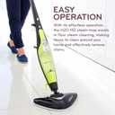H2O HD Steam Mop & Handheld Steam Cleaner | 3-in-1 Floor Steamer | 1500W Power & 450ml Removable Tank | Foldable Storage | Hardwood, Tile & Laminate Cleaner