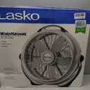 Lasko Wind Machine Fan, Air Circulator Fan with 3 Speeds, 20" Model 3300, Gray