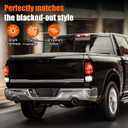 MAYELLO Pair Smoked Tail Lights w/Bulbs for 2009-2018 Dodge Ram 1500/2500/3500,2019-2024 Ram 1500 Classic,Brake Rear Lamps- Fits Factory Halogen Trims Only
