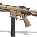Gel Splat Blaster ARP9 of EMERBU Pro Series - Metal Gearset - 11.1V Rechargeable Battery - Semi and Fully Automatic - for Ages 15+ (Tan)