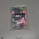 HOOBABE Big Girls Rash Guard Long Sleeve One Piece Swimsuits Zipper Bathing Suits UPF 50+ Tropical Plant Floral Pattern, 12T