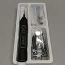 TEETHEORY Rotating Electric Toothbrush for Adults with 8 Brush Heads, Sensitive Gum Care Electric Toothbrush with 3 Modes and 2 Min Smart Timer, Rechargeable Last 60 Days (1 Count (Pack of 1), Black)