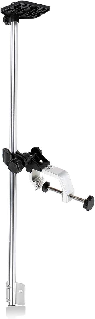 Portable Transducer Mount, 360 Adjustable Rotatable Fish Finder Mount, Transducer Mounting Bracket for Boat Canoe Kayak