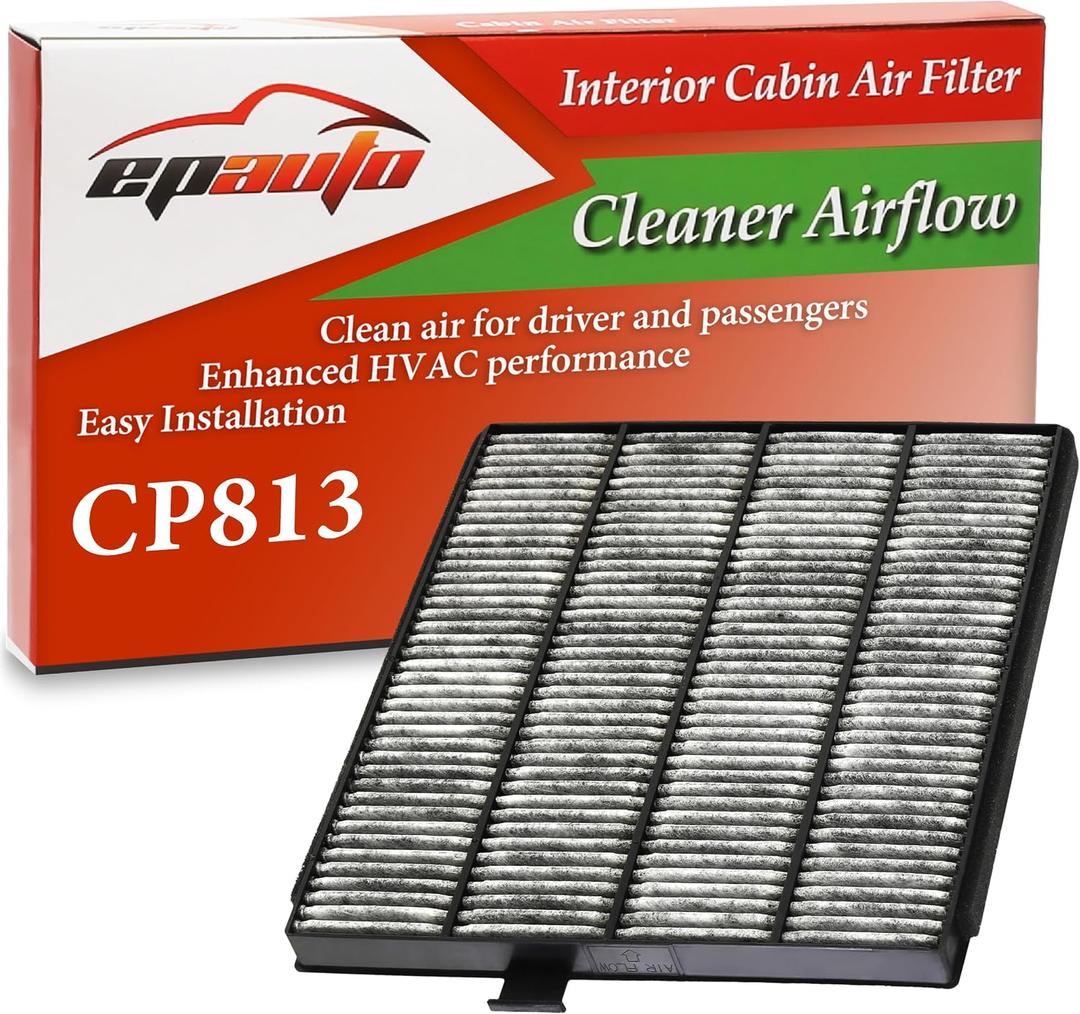 EPAuto CP813 (CF8813A) Cabin Air Filter includes Activated Carbon Replacement for Honda Odyssey (1999-2004), Pilot (2003-2008), Acura MDX (2001-2006)