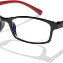 Prospek Blue Light Blocking Glasses Clear Lens for Office & Work, Yellow/Amber Lens - Evening Use, Reduce Eye Strain, Unisex