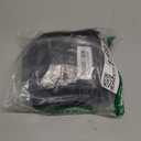 QINSEN Long Sleeve Square Neck Tops for Women Double Lined Side Ruching Going Out Shirts Basic Tee (Small, Black)