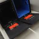 iTouchless 60 Liter / 16 Gallon Dual Compartment Kitchen Trash Can & Recycling Bin, Odor Filter, Soft-Close, Hands-Free Step Pedals, 2x 8-Gal Color-Coded Buckets, Smudge-Resistant Stainless Steel