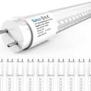 Sunco 10 Pack T8 LED Bulbs 4 Foot, Tube Light Bulbs Ballast Bypass, 48 Inch Fluorescent Replacement, 2200 LM, 18W, 5000K Daylight, Single Ended Power, Type B, Clear Lens UL