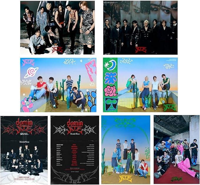 6PCS Posters, 2024-2025 Stray-K ATE Album Poster Wall Painting, Photos Art for Birthday Party Decoration (Purple)