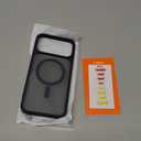 TORRAS Stronger Magnetic & Shockproof for iPhone 17 Pro Max Case, Fit for MagSafe, Mil-Grade Drop Protection, Camera Control, DIY Button, Slim for iPhone 17 Pro Max Phone Case Translucent Deep Blue