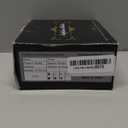 Napkin Holder for Table, Bamboo Iron Standing Napkin Dispenser for Kitchen Dining Table Farmhouse Cocktail Picnic Rustic Wood Holders for Mail Bills Suitable for All Dining Room Decors Silvery & White