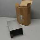 Blulu 1 Pcs Glove Box Holder Dispenser Stainless Steel Wall Mounted Box Organizer Wall Attachment Easily Store and Dispense Your Gloves Masks 9.75"H x 5.5"W X3.5"D