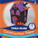 Tru-Ray Premium Construction Paper, Halloween Colored Paper, 3 Assorted Colors, 9 x 12, 150 Sheets