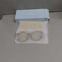 livho High Tech Blue Light Glasses - Advanced 99% Blue Light Blocking Computer Glasses - Anti Eyestrain & UV Glare Protection (*B1 Light Black+clear)