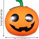 NUOBESTY Halloween Inflatable Pumpkin Decorations Waterproof Pumpkin Ball Outdoor Halloween Decorations for Yard, Garden, and Lawn