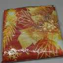 ROCKY&CHAO Christmas Garage Door Cover with Sparkling Night-Time Effect, 6x13ft Red & Green Holiday Banner for Single/Double Garage, Outdoor Christmas Decorations, Weather-Resistant Polyester Fabric