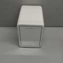 Iceblue Mini Fridge, 6L Skincare Fridge with Mirror, Dimmable LED Light Mirror Tiny Fridge with Thermoelectric Cooling Function for Cosmetics and Skincare, AC & DC Mini Beauty Refrigerator (White)