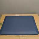 KitchenClouds Kitchen Mat Cushioned Anti Fatigue Rug 17.3"x28" Water Resistant Non Slip Standing Desk Mat Comfort Floor Mats for Kitchen House Sink Office (Blue)