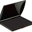 Veltec Premium Quality Felt Rubber Stamp Ink Pad, Large 5" x 7", Durable Lightweight (Black)